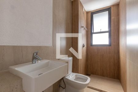 Banheiro da Suíte 1 de apartamento à venda com 3 quartos, 108m² em Lourdes, Belo Horizonte