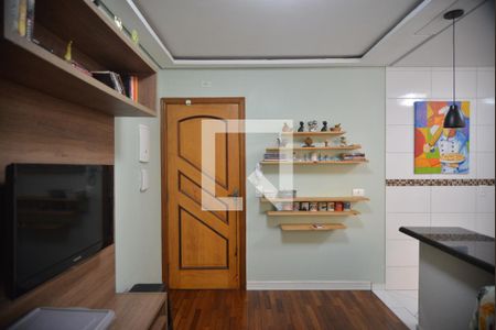 Sala de apartamento à venda com 2 quartos, 100m² em Jardim Santo Alberto, Santo André