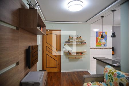 Sala de apartamento à venda com 2 quartos, 100m² em Jardim Santo Alberto, Santo André