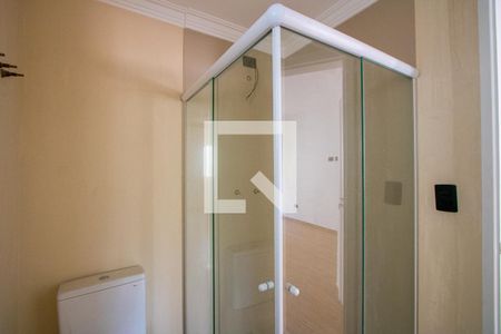 Banheiro da suíte de apartamento à venda com 1 quarto, 108m² em Campestre, Santo André