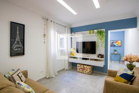 Sala de apartamento à venda com 3 quartos, 48m² em Vila Alzira, Santo André