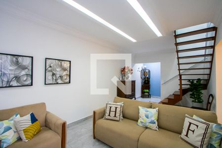 Sala de apartamento à venda com 3 quartos, 48m² em Vila Alzira, Santo André
