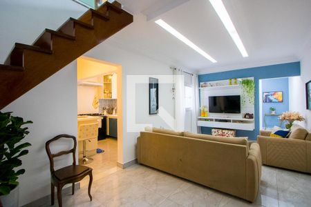 Sala de apartamento à venda com 3 quartos, 48m² em Vila Alzira, Santo André