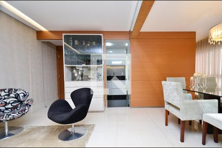 Sala  de apartamento à venda com 4 quartos, 192m² em Palmares, Belo Horizonte