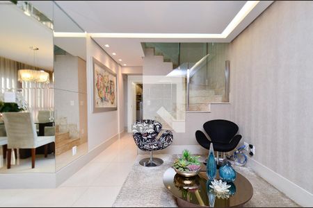 Sala  de apartamento à venda com 4 quartos, 192m² em Palmares, Belo Horizonte