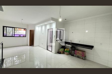 Sala de Jantar de casa à venda com 2 quartos, 110m² em Jardim das Maravilhas, Santo André