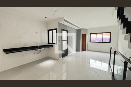 Sala de casa à venda com 2 quartos, 111m² em Jardim das Maravilhas, Santo André