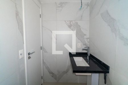 Banheiro de kitnet/studio à venda com 1 quarto, 27m² em Vila Clementino, São Paulo