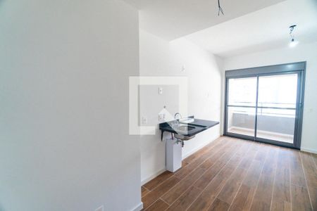 Cozinha de kitnet/studio à venda com 1 quarto, 27m² em Vila Clementino, São Paulo