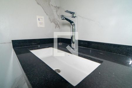 Banheiro Detalhe de kitnet/studio à venda com 1 quarto, 27m² em Vila Clementino, São Paulo