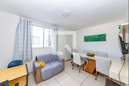 Sala de apartamento à venda com 2 quartos, 43m² em Madre Gertrudes, Belo Horizonte