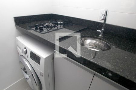 Cozinha de apartamento para alugar com 1 quarto, 30m² em Centro Histórico, Porto Alegre