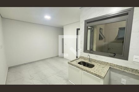 Sala/Cozinha de apartamento à venda com 2 quartos, 69m² em Jardim do Estádio, Santo André