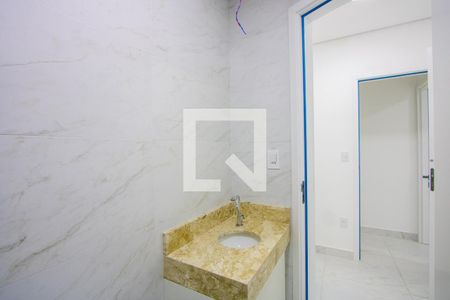 Banheiro Suíte de apartamento à venda com 2 quartos, 74m² em Jardim do Estádio, Santo André