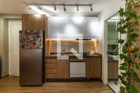 Cozinha de apartamento à venda com 1 quarto, 37m² em Vila Buarque, São Paulo