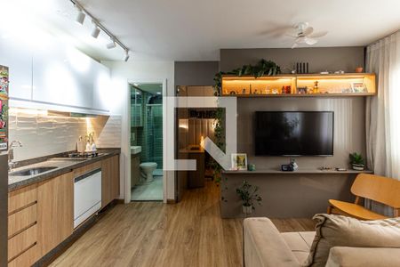 Sala de apartamento à venda com 1 quarto, 37m² em Vila Buarque, São Paulo