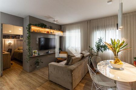 Sala de apartamento à venda com 1 quarto, 37m² em Vila Buarque, São Paulo