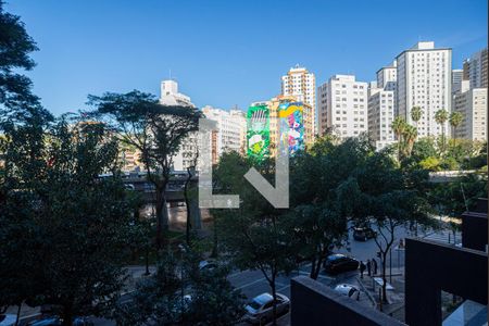 Vista da Sala de apartamento à venda com 2 quartos, 124m² em Bela Vista, São Paulo