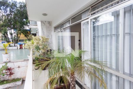 Varanda da Sala de apartamento à venda com 3 quartos, 142m² em Santo Antônio, Belo Horizonte