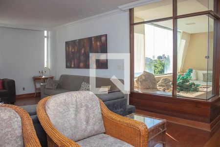 Sala1 de apartamento à venda com 5 quartos, 372m² em Serra, Belo Horizonte