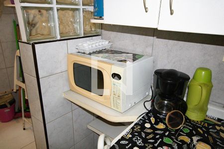 Cozinha de apartamento para alugar com 1 quarto, 62m² em Maracanã, Praia Grande