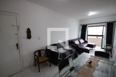 Sala de apartamento para alugar com 1 quarto, 62m² em Maracanã, Praia Grande