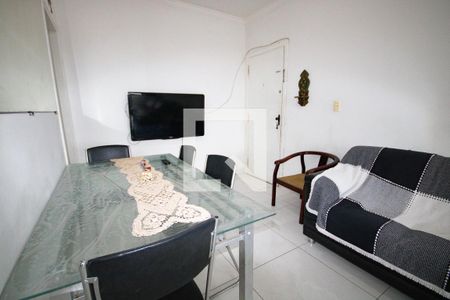 Sala de apartamento para alugar com 1 quarto, 62m² em Maracanã, Praia Grande