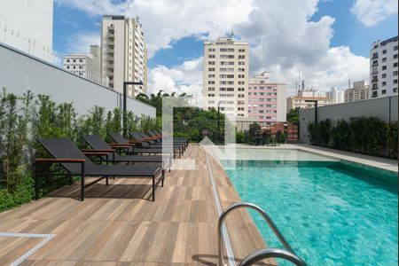 Área comum de kitnet/studio para alugar com 1 quarto, 27m² em Perdizes, São Paulo