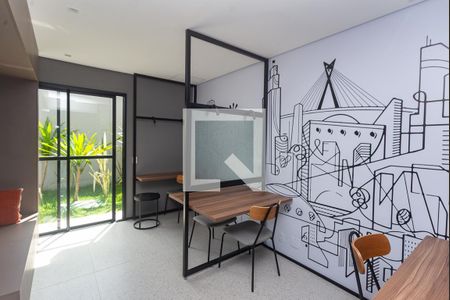 Área comum de kitnet/studio para alugar com 1 quarto, 27m² em Perdizes, São Paulo