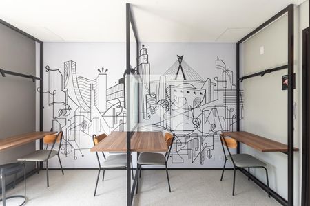 Área comum de kitnet/studio para alugar com 1 quarto, 27m² em Perdizes, São Paulo