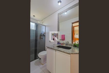 Banheiro da Suíte de apartamento à venda com 3 quartos, 118m² em Santa Lúcia, Belo Horizonte