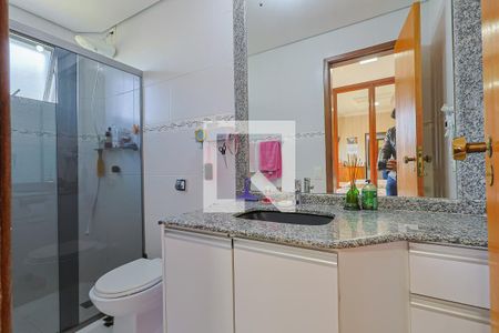 Banheiro da Suíte de apartamento à venda com 3 quartos, 118m² em Santa Lúcia, Belo Horizonte