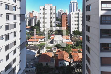 Varanda - Vista de kitnet/studio para alugar com 1 quarto, 35m² em Campo Belo, São Paulo