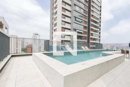 Piscina de kitnet/studio para alugar com 1 quarto, 35m² em Campo Belo, São Paulo