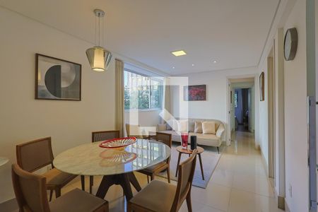 Sala de apartamento à venda com 3 quartos, 69m² em Lourdes, Belo Horizonte