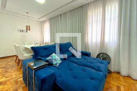 Sala de apartamento à venda com 3 quartos, 104m² em Grajaú, Belo Horizonte