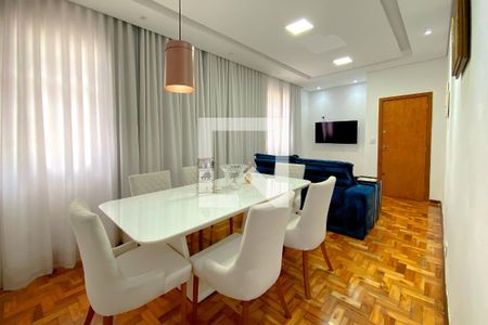 Sala de apartamento à venda com 3 quartos, 104m² em Grajaú, Belo Horizonte