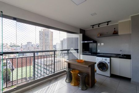 Varanda Gourmet de apartamento à venda com 2 quartos, 57m² em Vila Camargos, Guarulhos