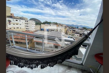 Varanda da Sala de apartamento à venda com 2 quartos, 55m² em Anil, Rio de Janeiro