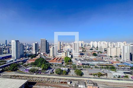 Vista da Varanda de apartamento à venda com 1 quarto, 27m² em Belenzinho, São Paulo
