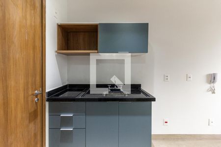 Cozinha de kitnet/studio para alugar com 1 quarto, 25m² em Consolação, São Paulo