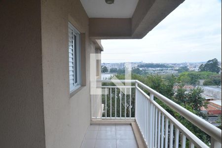 Varanda da Sala de apartamento à venda com 3 quartos, 80m² em Campestre, Santo André