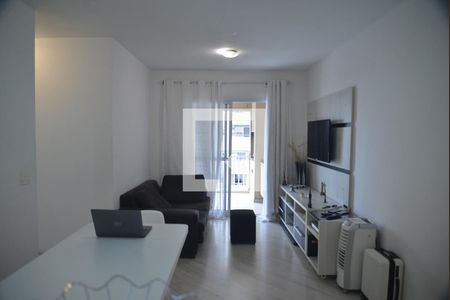 Sala de apartamento à venda com 3 quartos, 80m² em Campestre, Santo André