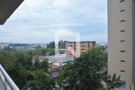 Varanda da Sala Vista  de apartamento à venda com 3 quartos, 80m² em Campestre, Santo André