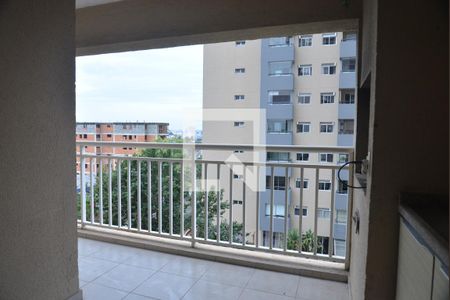 Varanda da Sala de apartamento à venda com 3 quartos, 80m² em Campestre, Santo André