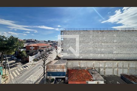 Sala - Sala de Jantar Varanda Vista de apartamento para alugar com 2 quartos, 45m² em Vila Palmares, Santo André