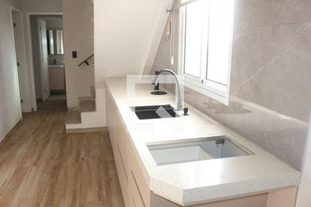 Cozinha de apartamento à venda com 2 quartos, 103m² em Santa Maria, Santo André