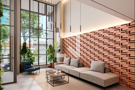 Hall de entrada de apartamento para alugar com 3 quartos, 93m² em Sumaré, São Paulo