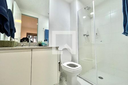Banheiro da Suíte de apartamento para alugar com 1 quarto, 29m² em Jardim Prudência, São Paulo