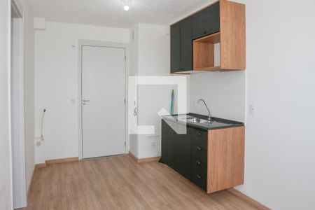 Sala e Cozinha de apartamento para alugar com 1 quarto, 26m² em Água Branca, São Paulo